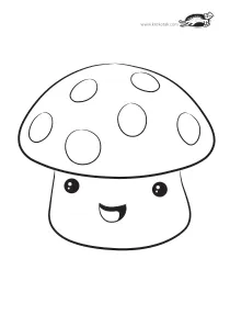 coloring,craft-coloring,mushroom