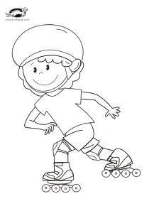 coloring,craft-coloring,skateboard,summer