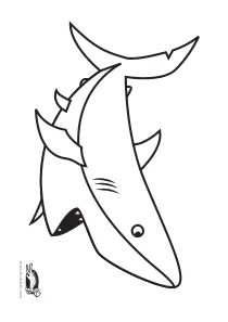 coloring,craft-coloring,sea,shark