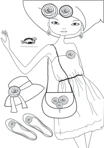 clothes,coloring,craft-coloring,fashion,girl