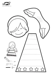 accordion,angel,christmas,coloring,craft,craft-coloring,winter