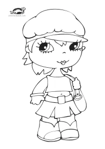 coloring,craft-coloring,girl,kids