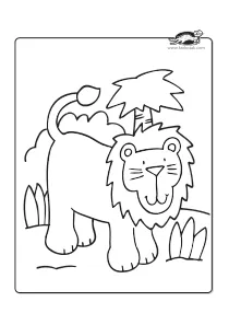 coloring,craft-coloring,lion
