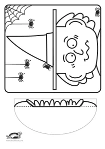 3d,coloring,craft,craft-coloring,halloween,witch
