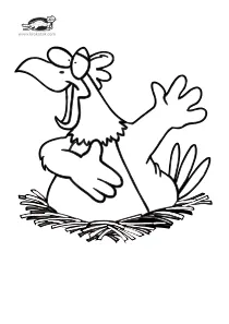 coloring,craft-coloring,easter,hen