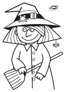 coloring,craft-coloring,halloween,witch