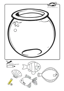 collage,fine-motor,fish,scissors