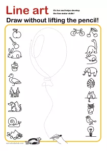 fine-motor,prewriting,tracing