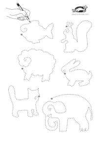 acorn,cat,fine-motor,fish,prewriting,sheep,squirrel