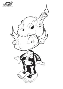coloring,craft-coloring,halloween,skeleton