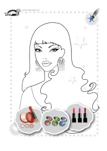 coloring,craft-coloring,fashion,girl