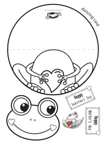 3d,card,craft,craft-coloring,dancing,flower,frog,heart,mother,mothers-day,summer,valentines-day