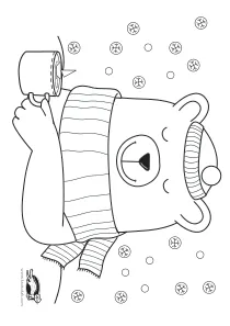 bear,christmas,coloring,craft-coloring,winter
