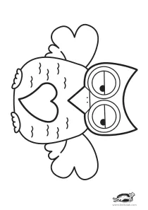 autumn,coloring,craft,craft-coloring,fall,heart,mother,mothers-day,owl,valentines-day