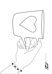 coloring,craft-coloring,cup,girl,hand,heart,mother,mothers-day,valentines-day
