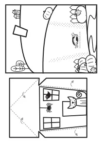 coloring,craft,craft-coloring,halloween,house