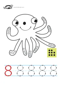 fine-motor,math,numbers,octopus,prewriting,sea