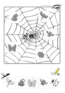 fine-motor,halloween,insect,mothers-day,scissors,spider