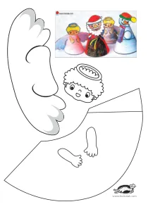 angel,christmas,fine-motor,paper-toy,scissors,winter