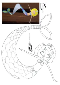 fine-motor,girl,mermaid,paper-toy,scissors,sea,summer