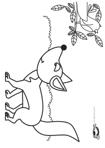 autumn,bird,coloring,craft-coloring,fall,fox