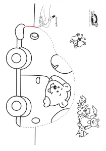 car,fine-motor,prewriting,tracing
