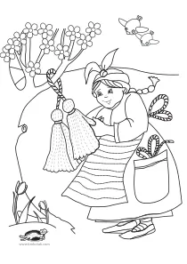 baba-marta,coloring,craft-coloring,martenica,spring