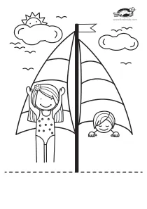 3d,boat,coloring,craft,craft-coloring,summer