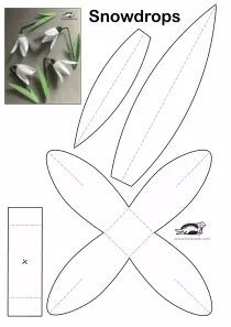 craft-coloring,snowdrop,spring