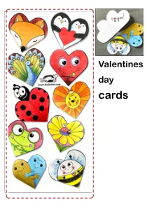 bee,craft-coloring,fox,frog,heart,ladybug,lion,peacock,penguin,valentines-day