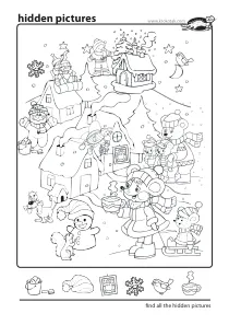 fine-motor,hidden-pictures,winter