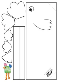 chicken,coloring,craft,craft-coloring,easter,garland,hen