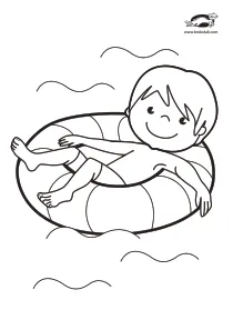 coloring,craft-coloring,lifebelt,ring,summer,swim