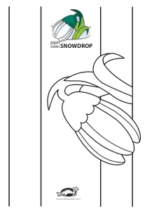craft,craft-coloring,crown,mask,snowdrop,spring
