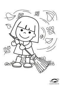 autumn,broom,craft,craft-coloring,fall,sweep
