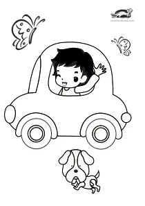 boy,car,coloring,craft-coloring,dog