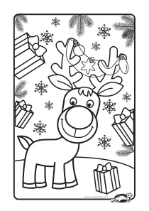 christmas,coloring,craft-coloring,rudolf,winter