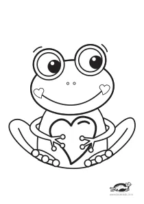 coloring,craft,craft-coloring,frog,heart,mother,mothers-day,valentines-day