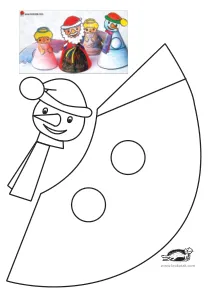 christmas,fine-motor,paper-toy,scissors,snowman,winter