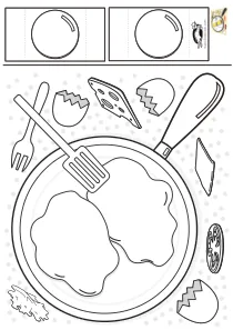 coloring,craft-coloring,drink,egg,food