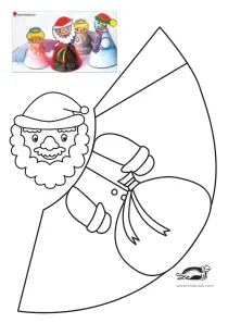 christmas,claus,fine-motor,paper-toy,santa-claus,scissors,winter