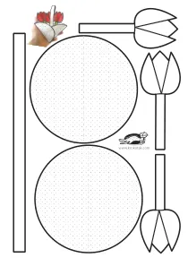 basket,bouquet,coloring,craft,craft-coloring,flower,heart,mother,mothers-day,spring,valentines-day