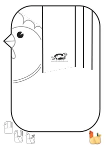 craft,craft-coloring,easter,hen