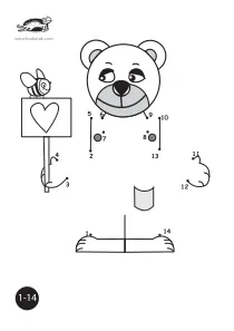 bear,dot-10,dots,heart,math,mothers-day,numbers,valentines-day
