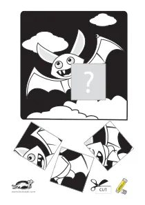bat,fine-motor,halloween,puzzle,scissors