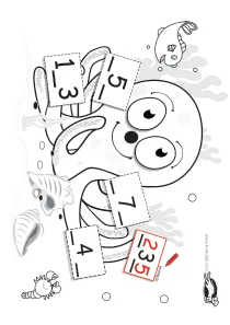 math,numbers,octopus,sea,up-10