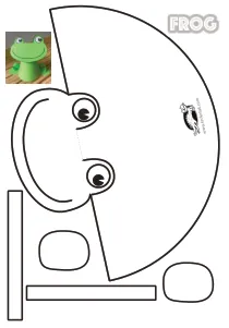 3d,craft,craft-coloring,frog