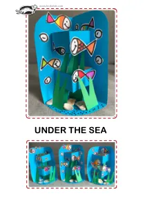 craft-coloring,fish,sea,summer