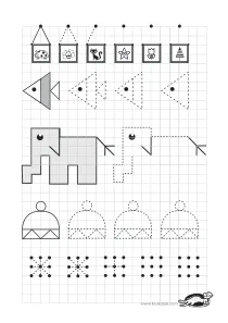 elephant,fine-motor,fish,squares