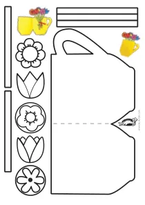 coloring,craft,craft-coloring,flower,mother,mothers-day,spring